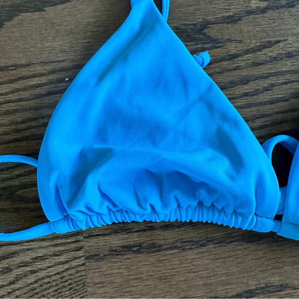 Onia Capri Blue Bikini Set, Alexa Top & Martina Bottom, NWT
